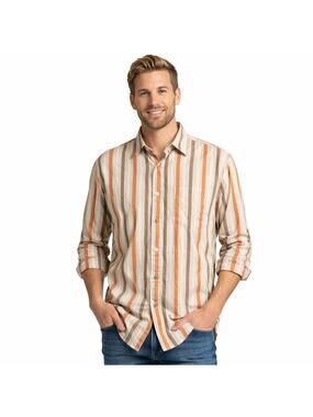 EUC Faconnable Jeans Striped Button Down Shirt – XL